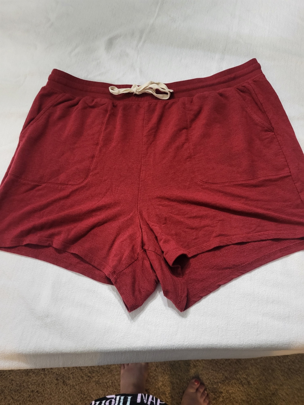 Torrid 2x Women’s Red Lounge Shorts Sleep with Drawstring Pajamas